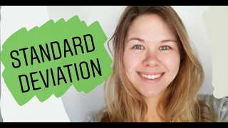 Calculating Standard Deviation using a Calculator