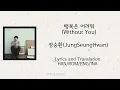 Mix~VideoLyrics/EngSub/SubIndo "행복은 어려워(Without You)" by 정승환(Jung Seung Hwan).