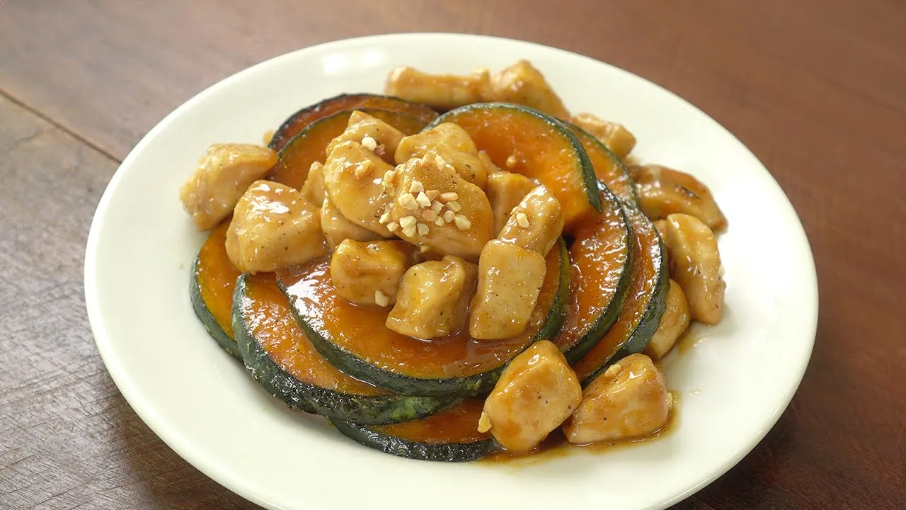 단호박 땅콩 치킨