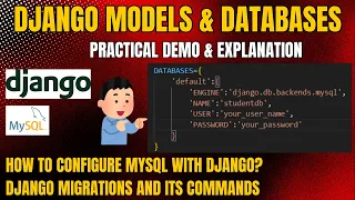11 Django Models and Databases for beginners What is migrations and ORM