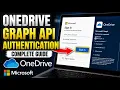 How to authenticate with OneDrive Microsoft Graph API for analytics files - Complete Guide