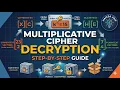 Multiplicative Cipher Decryption