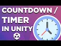Stopwatch Countdown Timer In Unity Tutorial - 2023