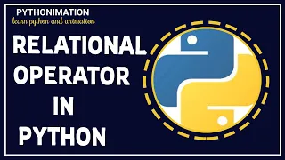 RELATIONAL OPERATOR IN PYTHON COMPARISION OPERATOR IN PYTHON IN HINDI