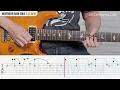Lagu November Rain GUITAR SOLO + Tabs at several speeds for practise