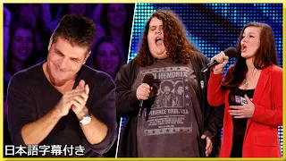 【和訳】サイモンが真っ先に立ったジョナサン&シャーロットの歌唱 | BGT 2012