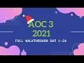 Advent of Cyber 3 2021 tryhackme Full Walkthrough Day 1-24 THM AOC 2021