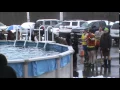 Mark Miller of Miller Prosthetics Orthotics does the Polar Plunge 2015