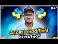 Python Access Modifiers in Telugu Srk Codes