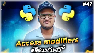 Python Access Modifiers in Telugu Srk Codes
