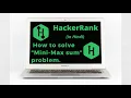 Mini-Max Sum HackerRank Solutions 3 tricks Explanation in Hindi coding4u