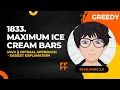 1833 Maximum Ice Cream Bars Easiest Explanation Greedy Approach Java Solution