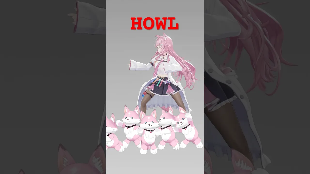 #HOWL みんなで踊ってみた【博衣こより】 #hololive #ホロライブ #shorts #dance #ダンス #踊ってみた #vtuber #博衣こより #HOWL #AyumuImazu