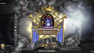 unexpected warlock recovery hearthstone