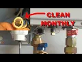 How to Clean the Rheem tankless Water Heater filter Step By Step in detail MY WAY