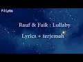 Lagu Rauf \u0026 Faik : Lullaby  Lyrics + terjemah