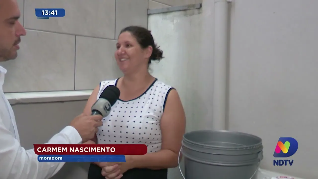 Moradores sofrem com falta de água em Blumenau