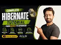 Hibernate Tutorial for Beginners Complete Hibernate Course CRUD Embeddable First Level Cache