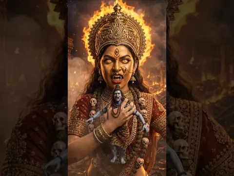 माता पार्वती ने क्यों निगल लिया भगवान शिव को? | धूमावती देवी का रहस्य 😱#shorts #shiv #facts