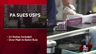 Pennsylvania governor joins 24-state lawsuit against USPS over mail voting rule