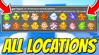 HOW TO GET ALL 32 CANDY GHOST LOCATIONS In Realistic Hand RP! Roblox