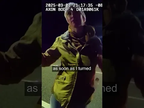 Drunk Trooper Realises She K!lled Someone