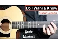 Arctic Monkeys - Do I Wanna Know Guitar Lesson Tutorial Riff Chords