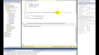 SQL Server Express 2014 Create Insert Select Delete in from table