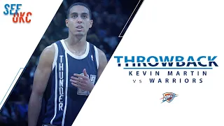 Kevin Martin Lights Up Golden State with 23 Points 4 Threes Thunder Throwback