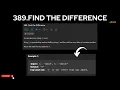 389 Find the Difference String
