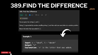 389 Find the Difference String