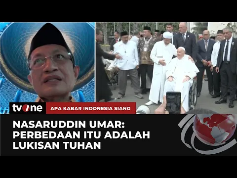 Cerita Lengkap Imam Besar Masjid Istiqlal saat Bertemu Paus Fransiskus