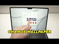 MacBook Air M2 How to Change Desktop Background Wallpaper