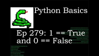 Python Basics 0 False and 1 True