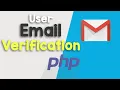 User email verification in PHP Login Signup source code included Quick programming tutorial