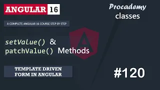 setvalue and patchValue method Template Driven Form A Complete Angular Course