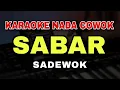 Download Lagu SABAR - SADEWOK || KARAOKE NADA COWOK || DANGDUT KOPLO VERSION