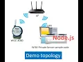 Tutorial WISE4000 push data with JSON and CSV Format to Private Server NodeJS Sample Program