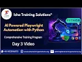 AI-Powered Playwright with Python Day 3 on 20th Aug 2026 on 9133190573 to Enroll