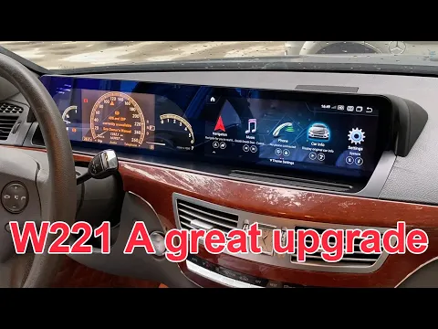 Download MP3 Mercedes S Class W221 A great upgrade (Dual screen style)