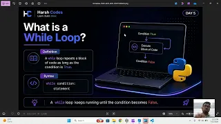 Python Tutorial for Beginners Day 5 While Loop in Python Harsh Codes