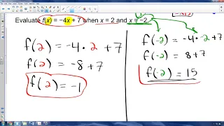 Algebra 1 - 3 3a