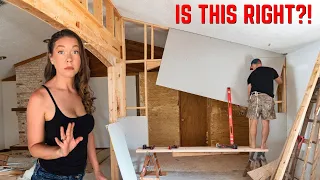 I Let My Husband Teach Himself Drywall… This Happened