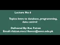 Visual Basic Tutorial Intro to database programming data control with examples lecture 6