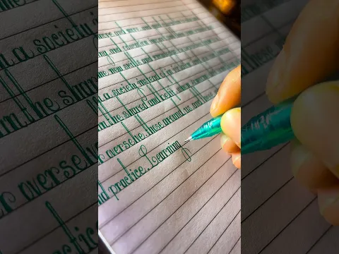 Clean and easy handwriting practice || #handwriting #youtubeshorts