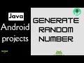 Generate Random number app in android studio random number generator android application Gomez Tech
