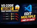 Multi Cursor Editing Trick in VS Code - Tip