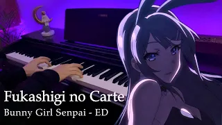 bunny girl senpai ed fukashigi no carte fonzi m arr piano