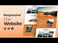 Responsive Car Website Using HTML CSS JavaScript