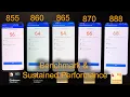 Snapdragon 855 860 865 870 888 Benchmark and Sustained Performance Comparison Poco X3 Pro Poco F3